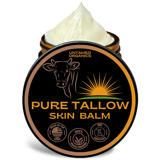 Grass-Fed Tallow Skin Balm | 2 oz Glass Jar
