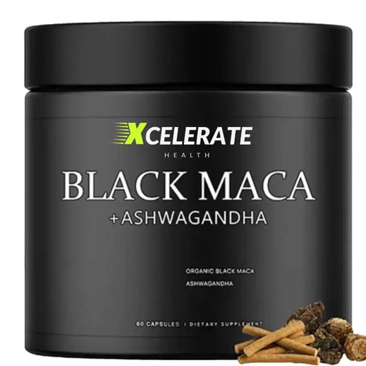Powerboost Black Maca, Ashwagandha Supplement For Focus