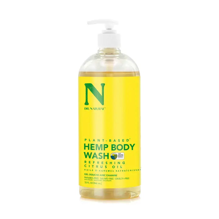 Plant-Based Hemp Body Wash - Citrus (32 oz)