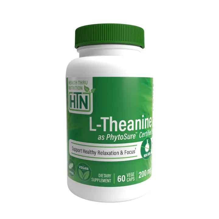 L-Theanine (As Phytosure™) 200mg (Non-Gmo) 60 Vegecaps