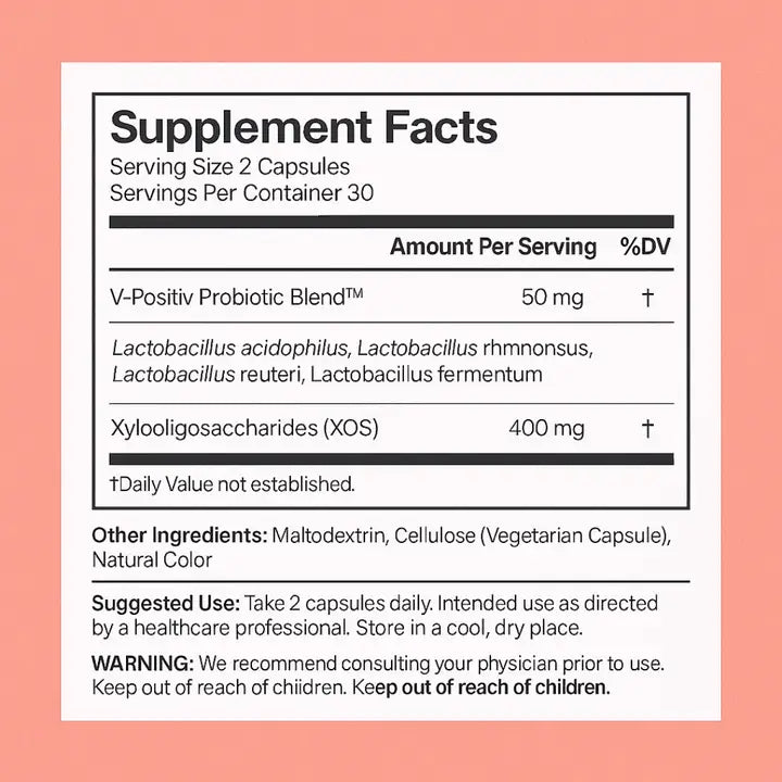 Advanced Probiotic For Women ā Vaginal Flora & Ph Balance Support | Feminine Health & Support| 60 Capsules