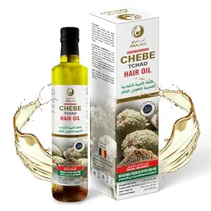 Chebe Oil for Hair Growth 100% all-Natural African Chebe Powder for Hair Growth - 16.9 FL OZ