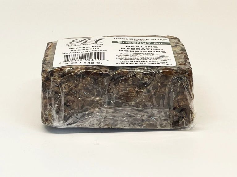 African Black Soap Bar Coconut Oil 5 oz
