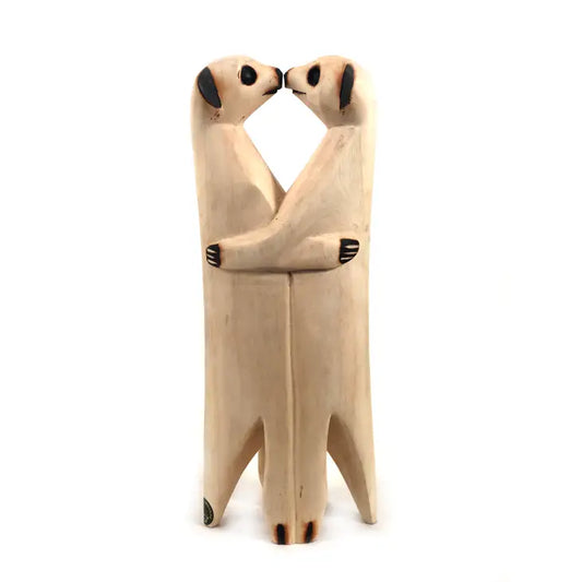 Meerkat Lovers Jacaranda Wood