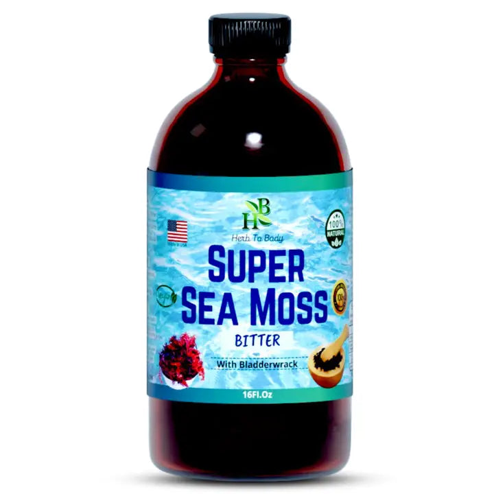 Super Sea Moss Bitter - Herbal Bitter - 16oz Bottle