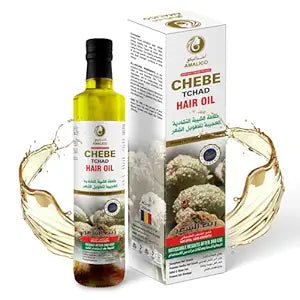 Chebe Oil for Hair Growth 100% all-Natural African Chebe Powder for Hair Growth -  16.9 FL OZ