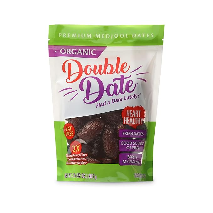 Organic Dates Medjool, Jumbo Grade 227g Pouch Bag Dates Organic