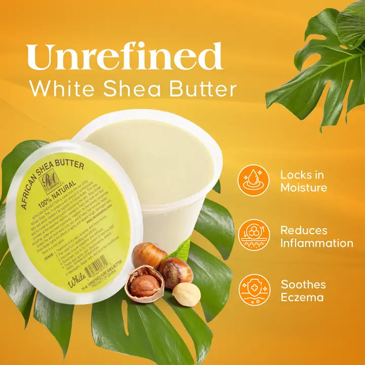 100% African Shea Butter Yellow 16 oz