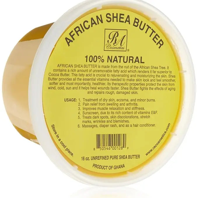 100% African Shea Butter Yellow 16 oz