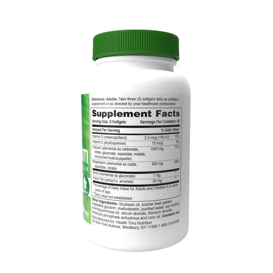 Calcium 1000mg and Magnesium 400mg with 100iu D3 & K 90 Soft