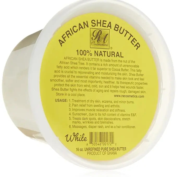 100% African Shea Butter White/Ivory 16 oz