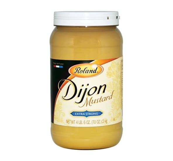 Extra Strong Dijon Mustard, Specialty Imported Food, 4.4-Pound Jar