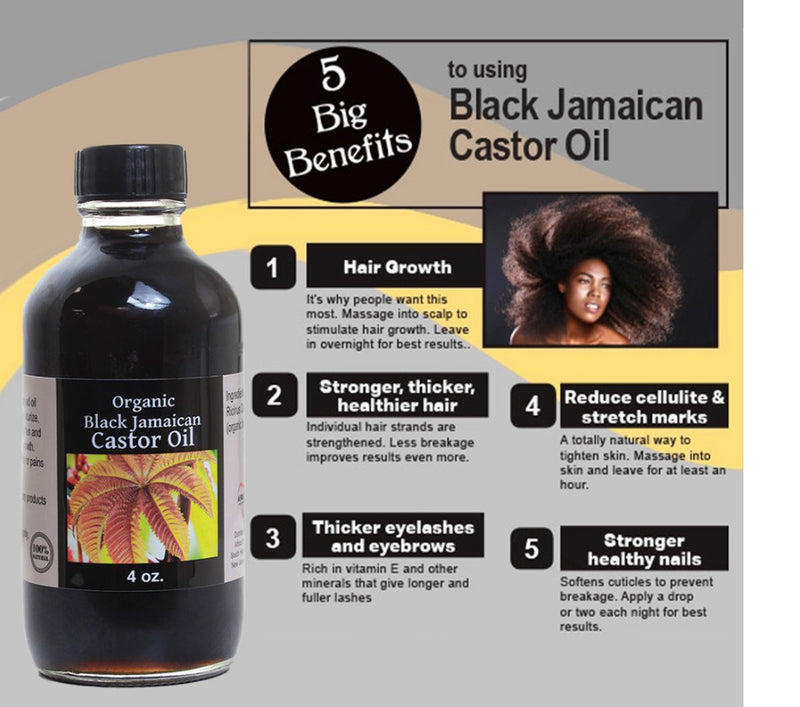 Black Castor Oil 100% Organic