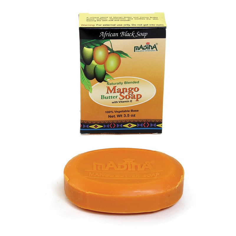 Mango Butter African Black Soap - 3½ oz.