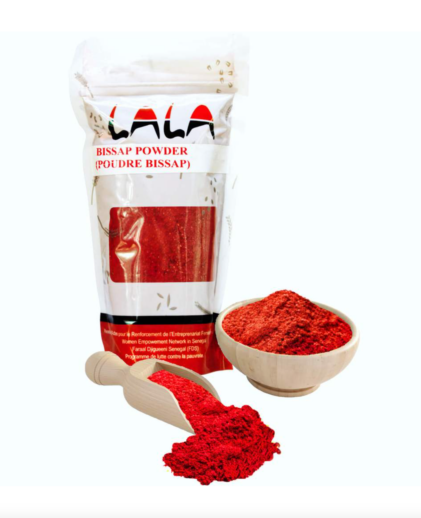 POUDRE BISSAP ROUGE (HIBISCUS FLOWER POWDER) 140G