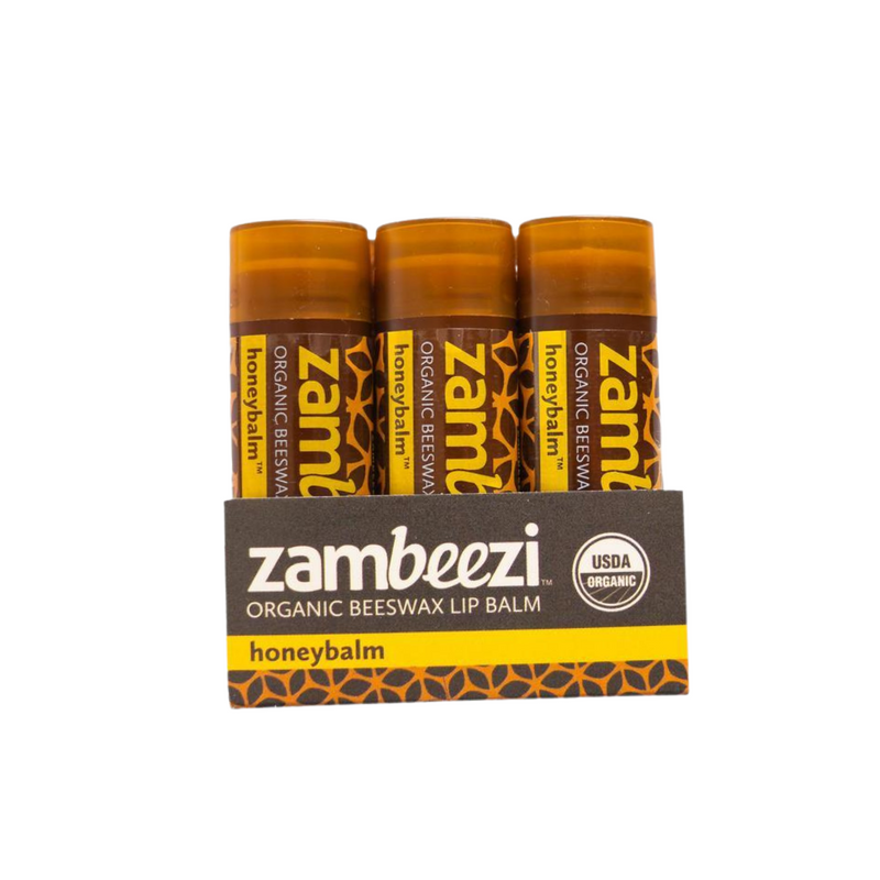 Honeybalm 3-pack - Organic Beeswax Lip Balm