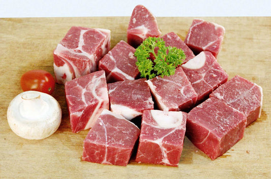 Lamb Semi Boneless Cubes - 5 lbs