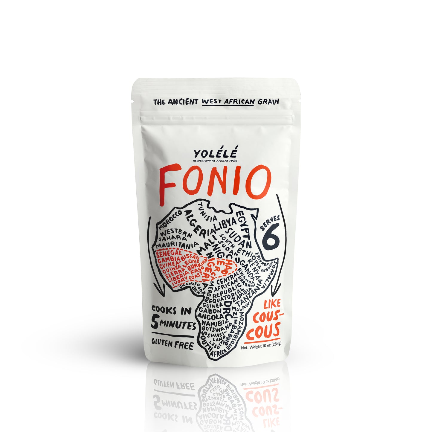 Fonio, Gluten-Free, Quick-Cooking, Ancient Grain - 10oz Yolélé