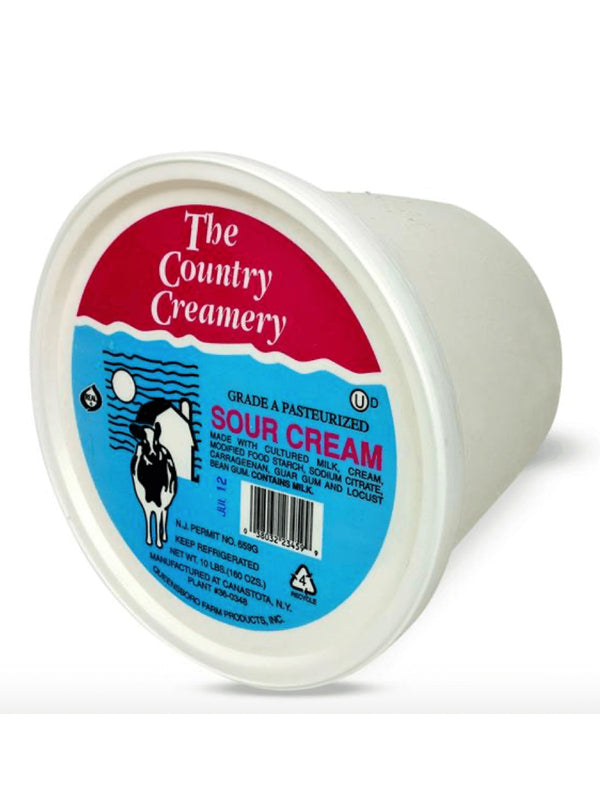 Grade A Pasteurized Sour Cream - 10lbs